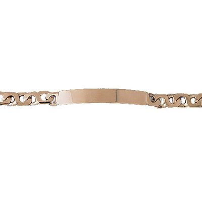 Dazzlers 14k Yellow Gold Id Link Bracelet, MPN: DZ-12343