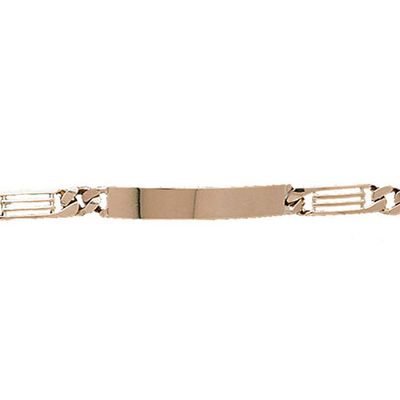 Dazzlers 14k Yellow Gold Id Link Bracelet, MPN: DZ-12340