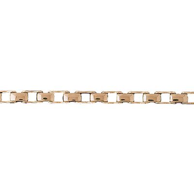 Dazzlers 14k Yellow Gold Bicycle Chain Link Bracelet, MPN: DZ-12562