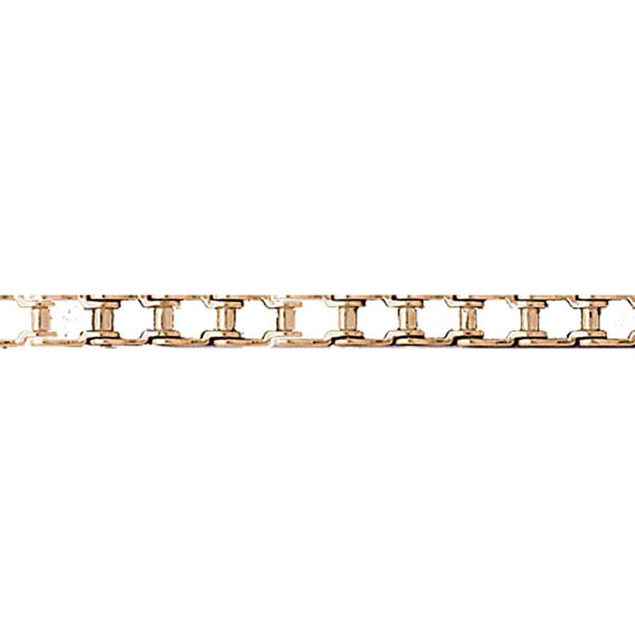 Dazzlers 14k Yellow Gold Bicycle Chain Link Bracelet, MPN: DZ-12568