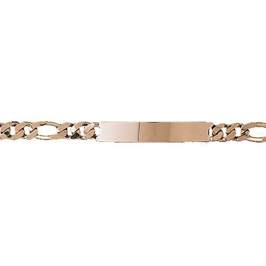 Dazzlers 14k Yellow Gold Id Link Bracelet, MPN: DZ-12351