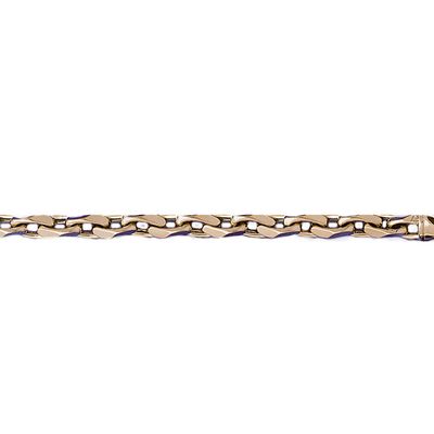 Dazzlers 14k Yellow Gold Link Bracelet, MPN: DZ-12532