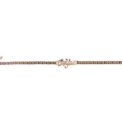 Dazzlers 14k Yellow Gold I Love You Bracelet, MPN: DZ-12191