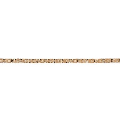 Dazzlers 14k Yellow Gold Nugget Bracelet with A Safety Clasp, MPN: DZ-12294