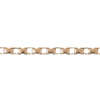 Dazzlers 14k Yellow Gold Bicycle Chain Link Bracelet, MPN: DZ-12563