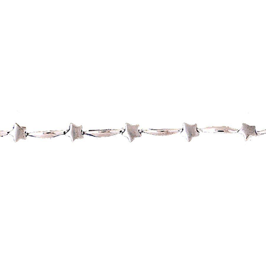 Dazzlers 14k White Gold Link Bracelet, MPN: DZ-12664