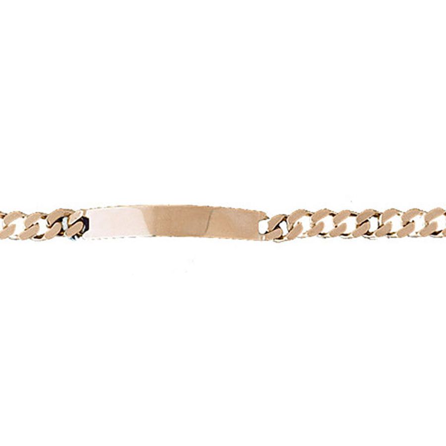 Dazzlers 14k Yellow Gold Id Link Bracelet, MPN: DZ-12329