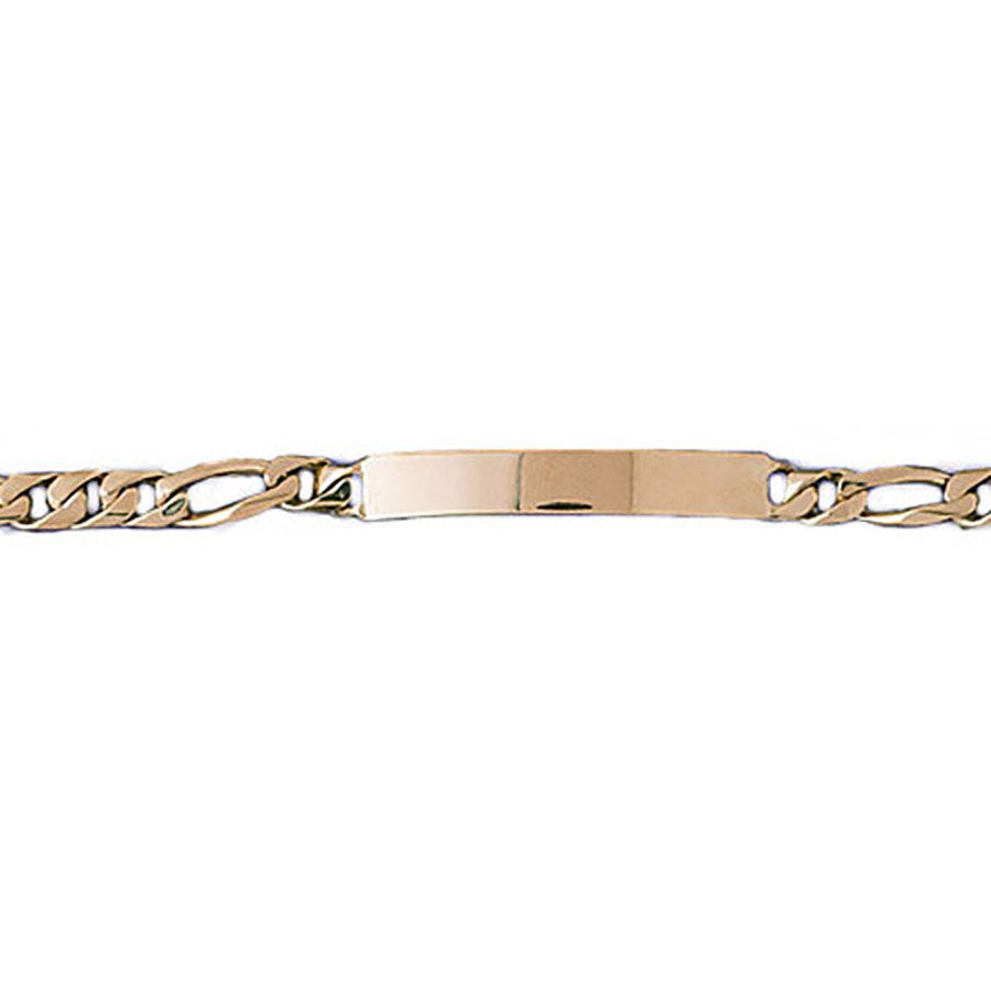 Dazzlers 14k Yellow Gold Id Link Bracelet, MPN: DZ-12356