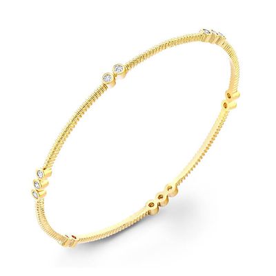 Dazzlers Sterling Silver Bangle, MPN: DBB054G