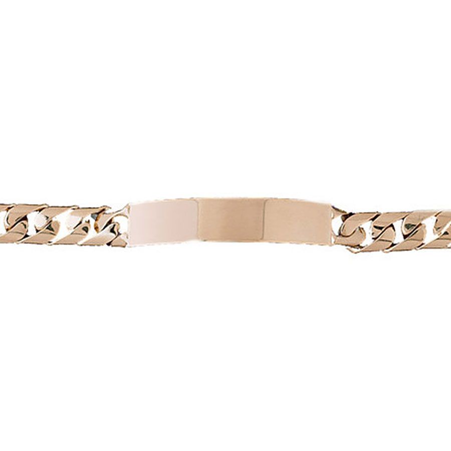 Dazzlers 14k Yellow Gold Id Link Bracelet, MPN: DZ-12337