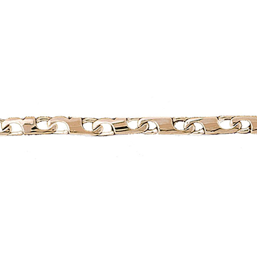 Dazzlers 14k Yellow Gold Link Bracelet, MPN: DZ-12520