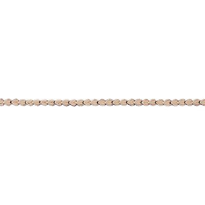 Dazzlers 14k Yellow Gold Heart Bracelet, MPN: DZ-11975