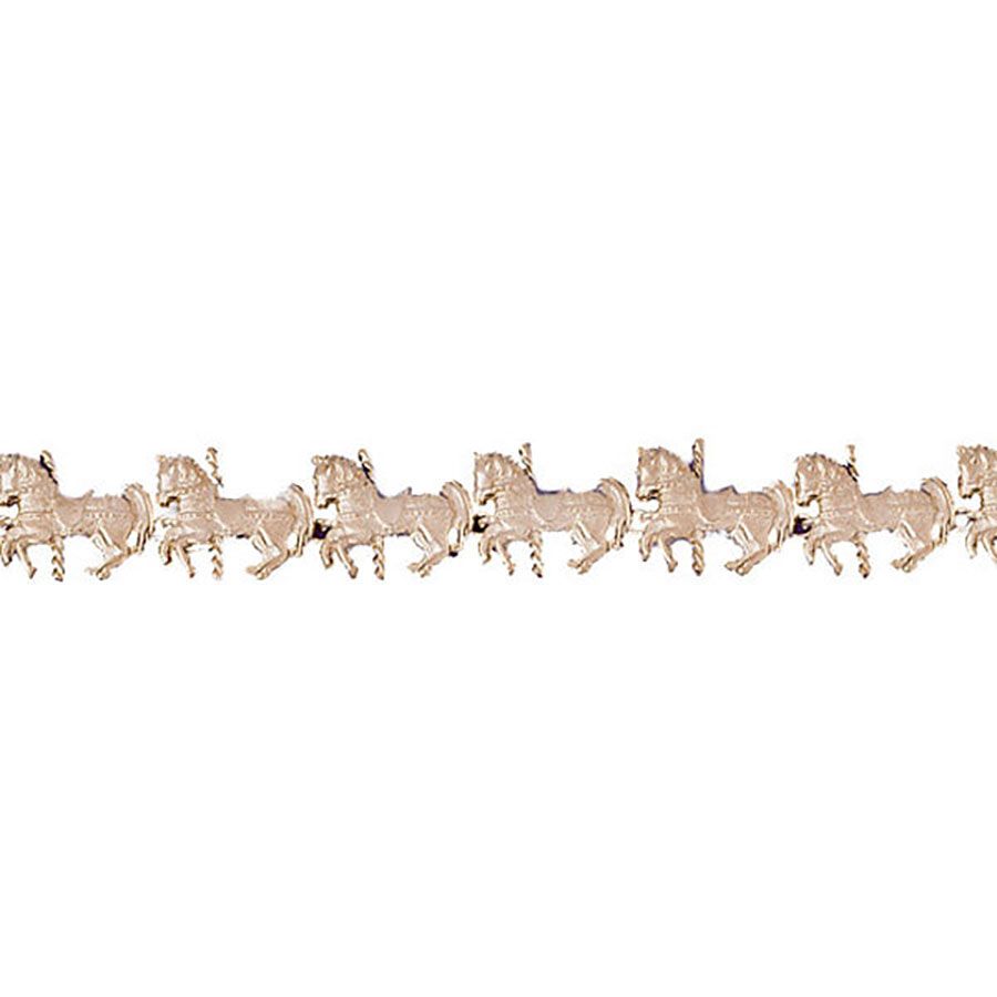 Dazzlers 14k Yellow Gold Horse Bracelet, MPN: DZ-11907