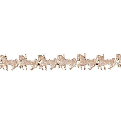 Dazzlers 14k Yellow Gold Horse Bracelet, MPN: DZ-11907