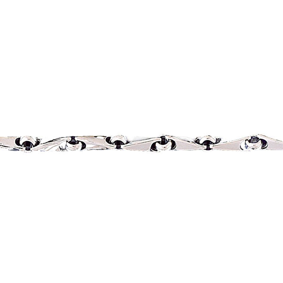 Dazzlers 14k White Gold Link Bracelet, MPN: DZ-12667
