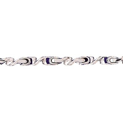 Dazzlers 14k White Gold Link Bracelet, MPN: DZ-12671