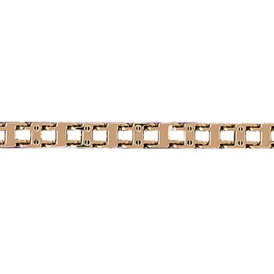 Dazzlers 14k Yellow Gold Bicycle Chain Link Bracelet, MPN: DZ-12571