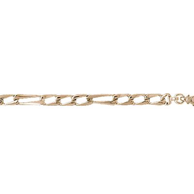 Dazzlers 14k Yellow Gold Link Bracelet, MPN: DZ-12525