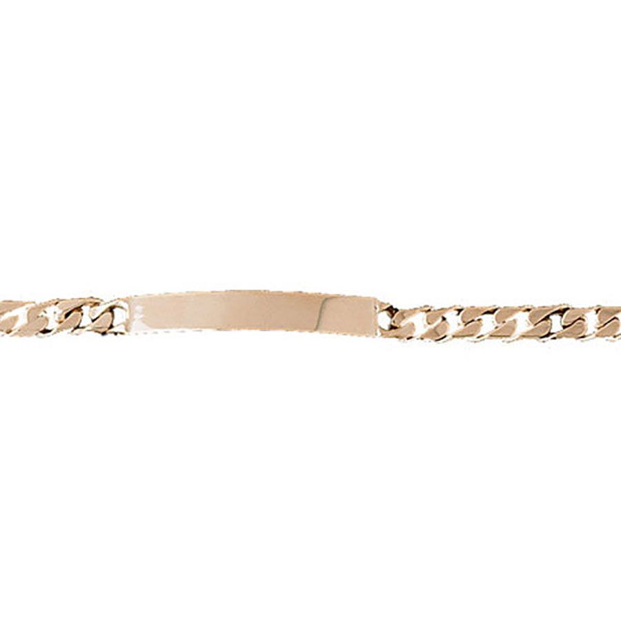 Dazzlers 14k Yellow Gold Id Link Bracelet, MPN: DZ-12331