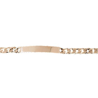Dazzlers 14k Yellow Gold Id Link Bracelet, MPN: DZ-12331