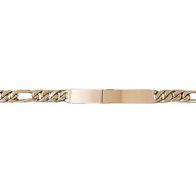 Dazzlers 14k Yellow Gold Id Link Bracelet, MPN: DZ-12358