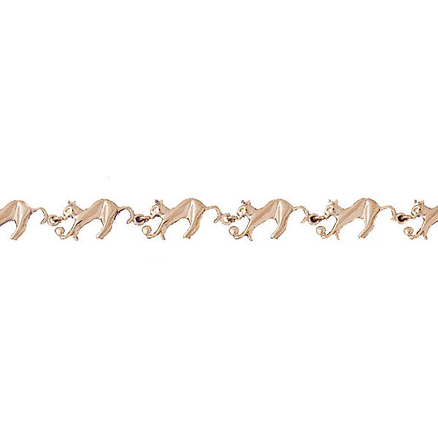 Dazzlers 14k Yellow Gold Cat Bracelet, MPN: DZ-11899