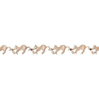 Dazzlers 14k Yellow Gold Cat Bracelet, MPN: DZ-11899