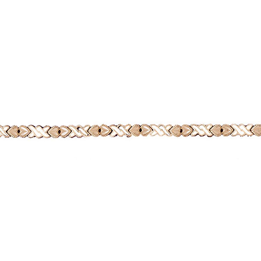 Dazzlers 14k Yellow Gold Xoxo Bracelet, MPN: DZ-11977