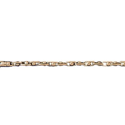 Dazzlers 14k Yellow Gold Link Bracelet, MPN: DZ-12540