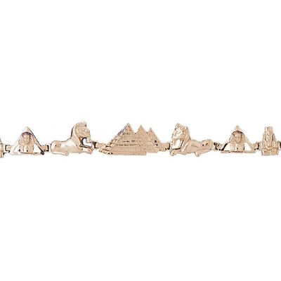 Dazzlers 14k Yellow Gold Assorted Egyptian Bracelet, MPN: DZ-11925
