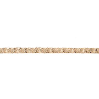 Dazzlers 14k Yellow Gold Nugget Bracelet with A Safety Clasp, MPN: DZ-12285