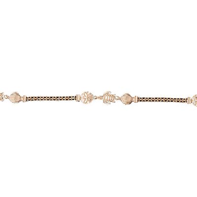 Dazzlers 14k Yellow Gold Plumeria Bracelet, MPN: DZ-12180