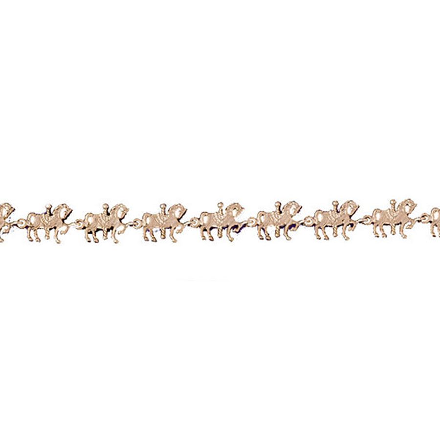 Dazzlers 14k Yellow Gold Horse Bracelet, MPN: DZ-11908