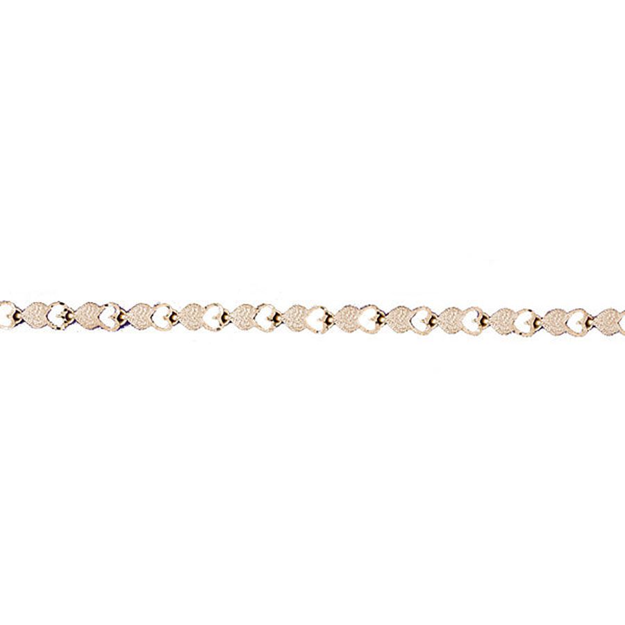 Dazzlers 14k Yellow Gold Heart Bracelet, MPN: DZ-11918