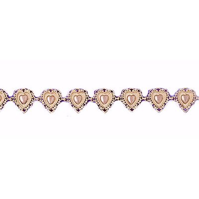Dazzlers 14k Yellow Gold Heart Bracelet, MPN: DZ-11941