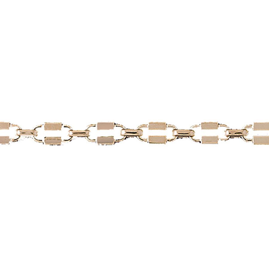 Dazzlers 14k Yellow Gold Link Bracelet, MPN: DZ-12522