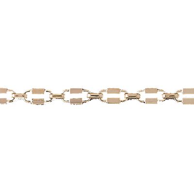 Dazzlers 14k Yellow Gold Link Bracelet, MPN: DZ-12522
