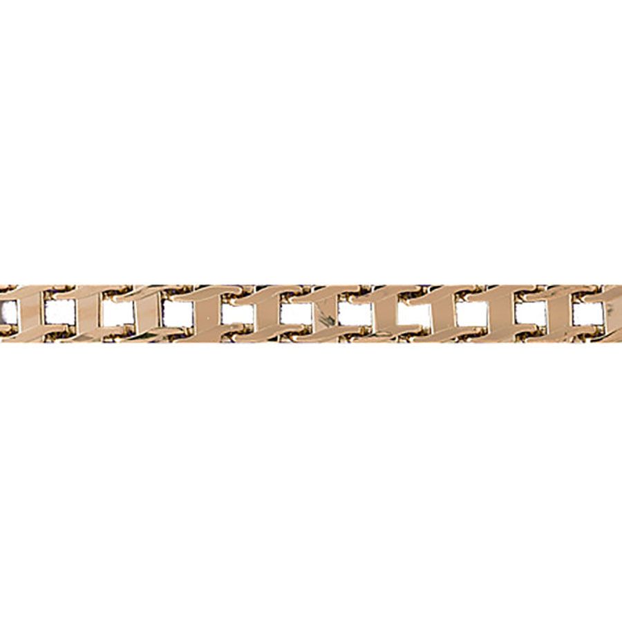 Dazzlers 14k Yellow Gold Bicycle Chain Link Bracelet, MPN: DZ-12573