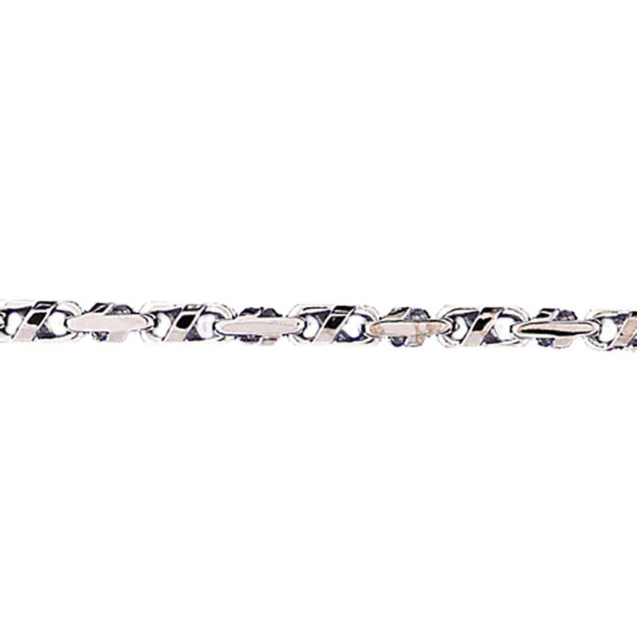 Dazzlers 14k White Gold Link Bracelet, MPN: DZ-12670