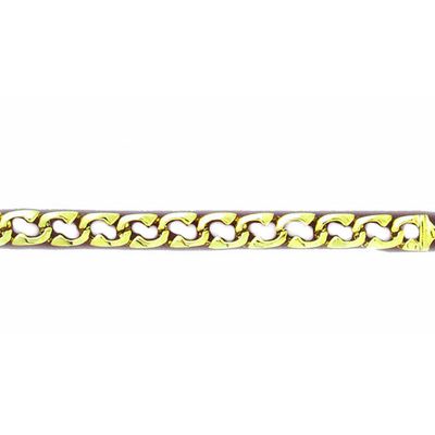 Dazzlers 14k Yellow Gold Link Bracelet, MPN: DZ-12437