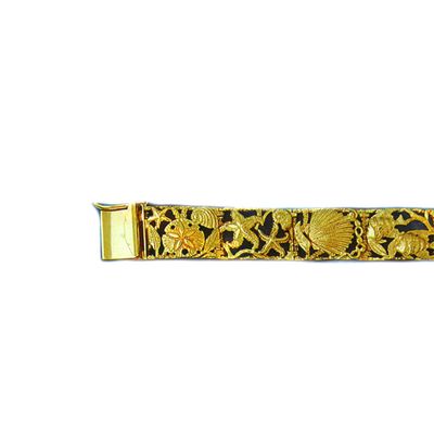 Dazzlers 14k Yellow Gold Sea Life Bracelet with Safety Clasp, MPN: DZ-11706