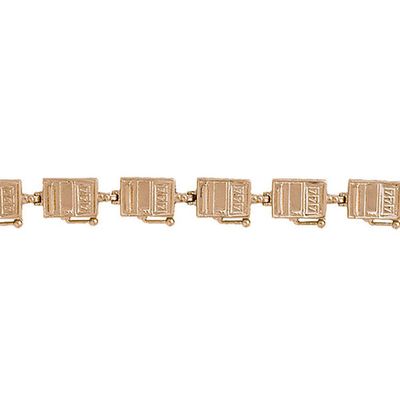 Dazzlers 14k Yellow Gold Slot Machine Bracelet, MPN: DZ-11928