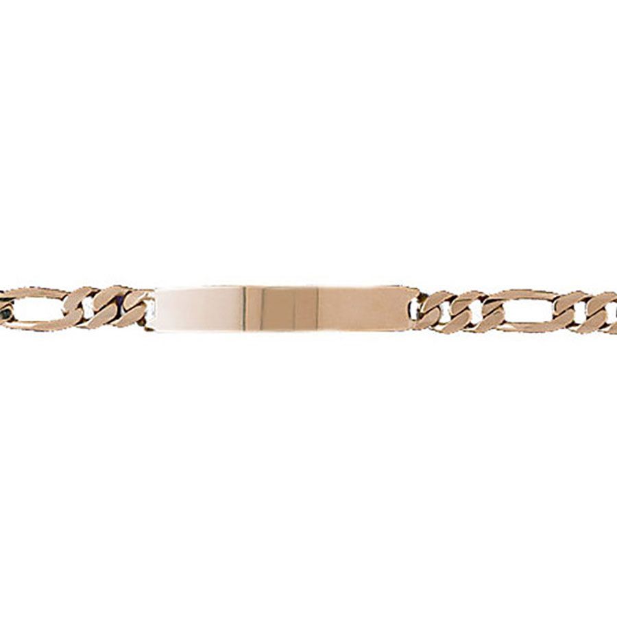 Dazzlers 14k Yellow Gold Id Link Bracelet, MPN: DZ-12350