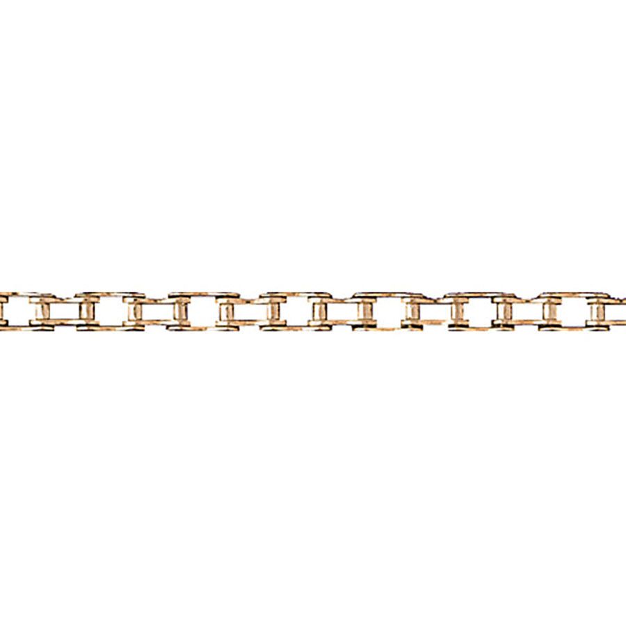 Dazzlers 14k Yellow Gold Bicycle Chain Link Bracelet, MPN: DZ-12566