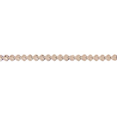 Dazzlers 14k Yellow Gold Heart Bracelet, MPN: DZ-11974