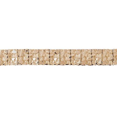 Dazzlers 14k Yellow Gold Nugget Bracelet with A Safety Clasp, MPN: DZ-12279