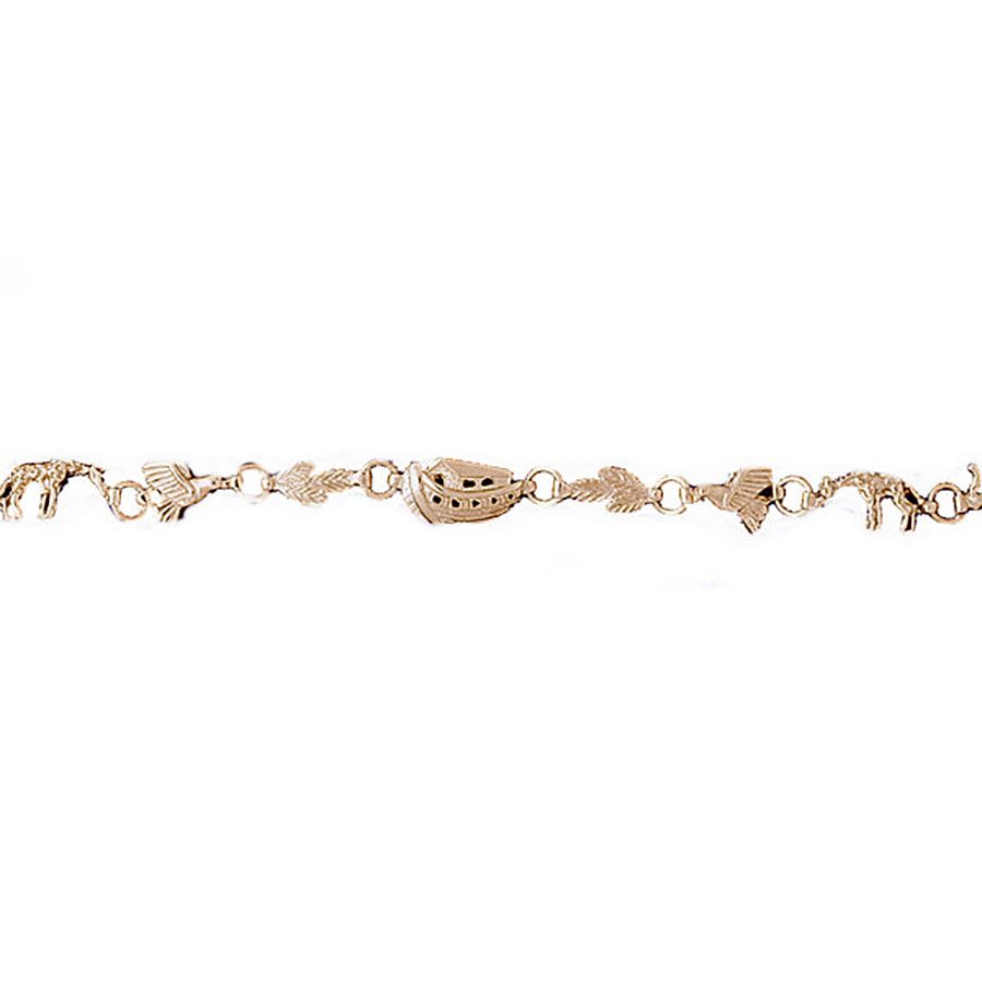 Dazzlers 14k Yellow Gold Noah'S Ark Bracelet, MPN: DZ-11867