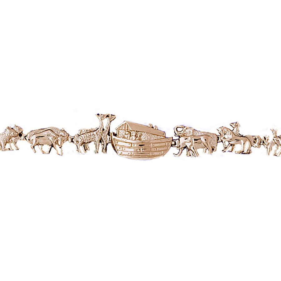 Dazzlers 14k Yellow Gold Noah'S Ark Bracelet, MPN: DZ-11870