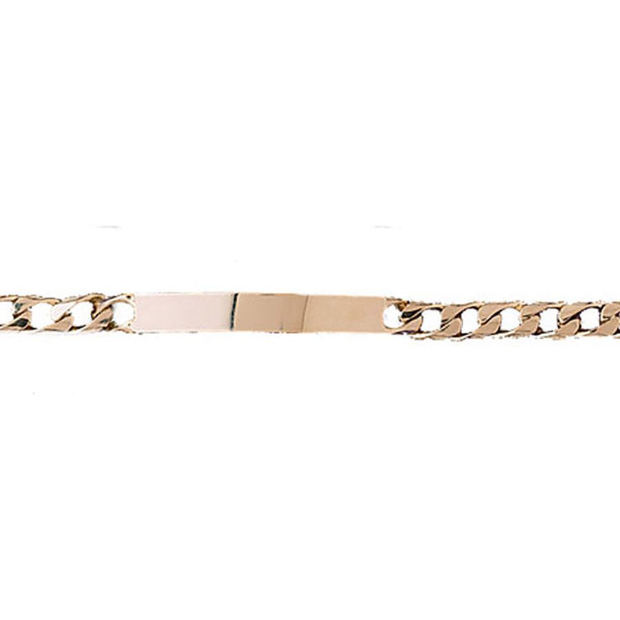 Dazzlers 14k Yellow Gold Id Link Bracelet, MPN: DZ-12333