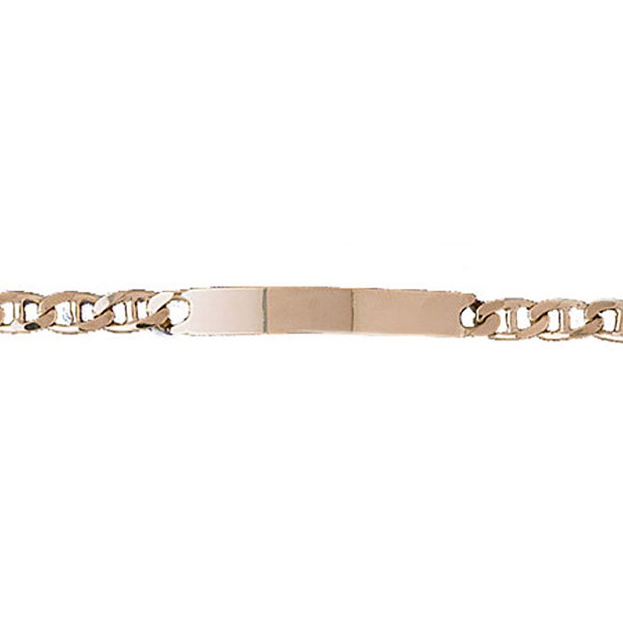 Dazzlers 14k Yellow Gold Id Link Bracelet, MPN: DZ-12346